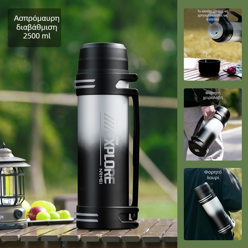Enme Thermos Cup Ανδρικό Μεγάλο Θερμός Μεγάλης Χωρητικότητας Βραστήρας Νερού Εξωτερικού Χώρου Νέο 316 Βραστήρας Νερού Αυτοκινήτου Οικιακού Χώρου Μπουκάλι Ζεστού Νερού