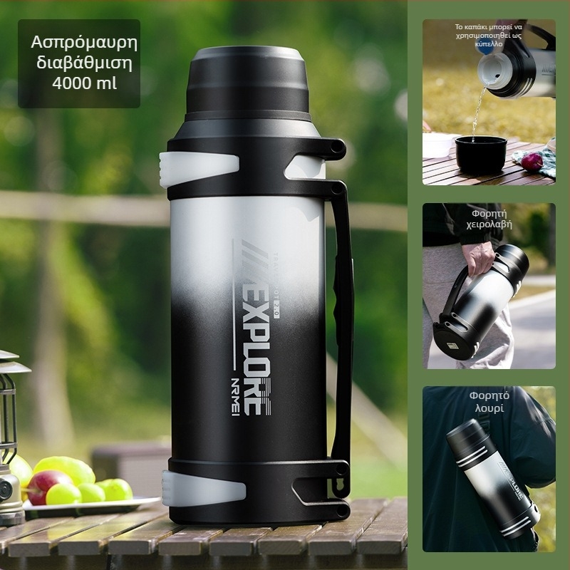 Enme Thermos Cup Ανδρικό Μεγάλο Θερμός Μεγάλης Χωρητικότητας Βραστήρας Νερού Εξωτερικού Χώρου Νέο 316 Βραστήρας Νερού Αυτοκινήτου Οικιακού Χώρου Μπουκάλι Ζεστού Νερού