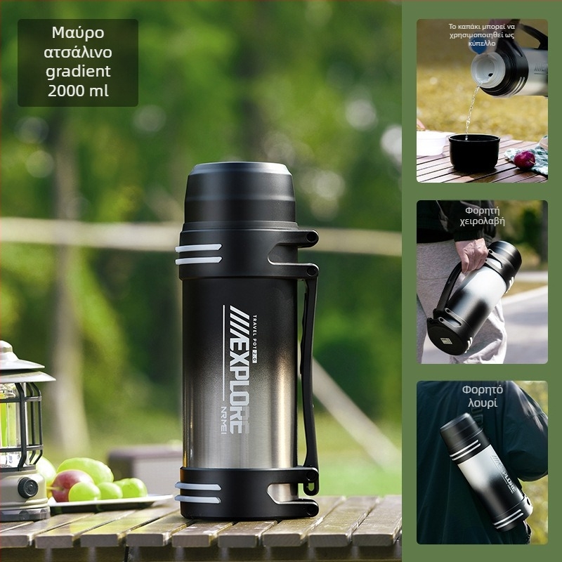 Enme Thermos Cup Ανδρικό Μεγάλο Θερμός Μεγάλης Χωρητικότητας Βραστήρας Νερού Εξωτερικού Χώρου Νέο 316 Βραστήρας Νερού Αυτοκινήτου Οικιακού Χώρου Μπουκάλι Ζεστού Νερού