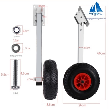 Ρυμουλκούμενο Assault Boat κάτω από 3 μέτρα για θαλάσσιο ψάρεμα, φουσκωτό σκάφος με ρόδα τρυπήματος χωρίς ρουλεμάν, απλό μικρό ρυμουλκούμενο