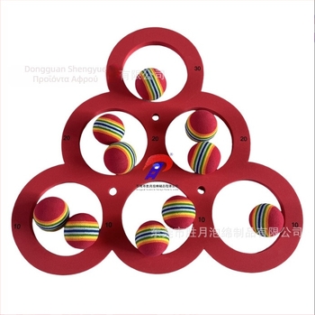 Μεγάλη τιμή προσφοράς για το νερό, επιπλέουσα μπάλα κύματος εκπαίδευσης παιχνιδιού, EVA, τρίγωνο πισίνας, κύκλος ρίψης