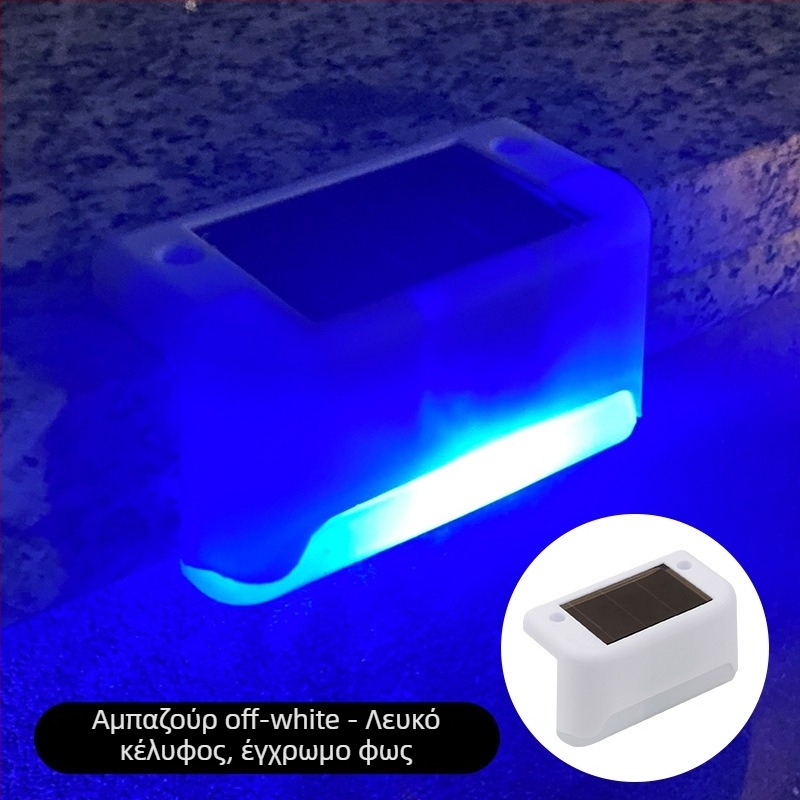 Ηλιακό εξωτερικό φωτιστικό κήπου, διάταξη σπιτιού, αδιάβροχο φωτιστικό σκαλοπατιών, φωτισμός φράχτη, διακοσμητικό φωτιστικό