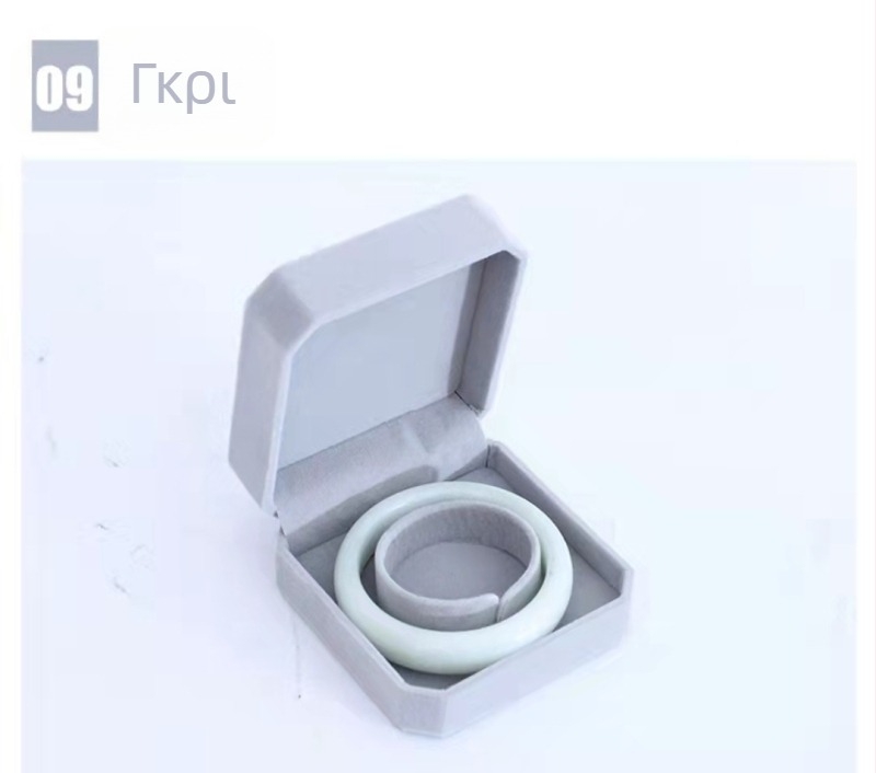 Βελούδινο κουτί κοσμημάτων νέο κουτί συσκευασίας βραχιολιών βελούδινο κουτί επίδειξης κουτί συσκευασίας βραχιολιών βελούδινο οκταγωνικό κουτί κουτί βραχιολιών