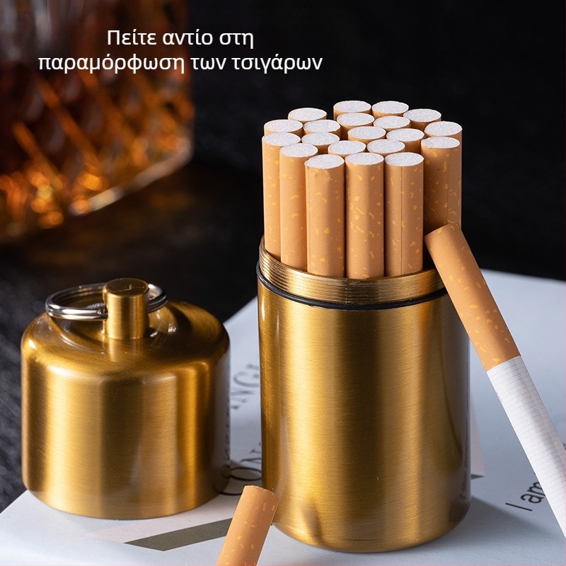 YF815 φορητό μεταλλικό κρεμαστό δαχτυλίδι, αδιάβροχο, σφραγισμένο κουτί τσιγάρων από εργοστάσιο διασυνοριακής χονδρικής πώλησης τσαγιού