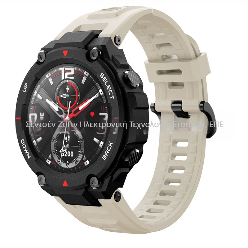 Για το λουράκι σιλικόνης Amazfit T-Rex Huami A1918 Tyrannosaurus Rex universal ανταλλακτικό βραχιόλι