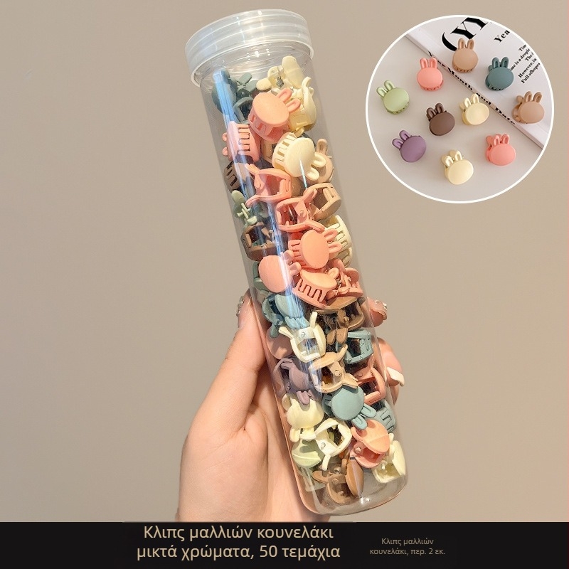 Πολύχρωμο απλό μικρό κλιπ μαλλιών σε κονσέρβα, γυναικείο κλιπ μαλλιών με κρόσσια, κεφαλή πριγκίπισσας, χαριτωμένο κόμμωση με φουρκέτα