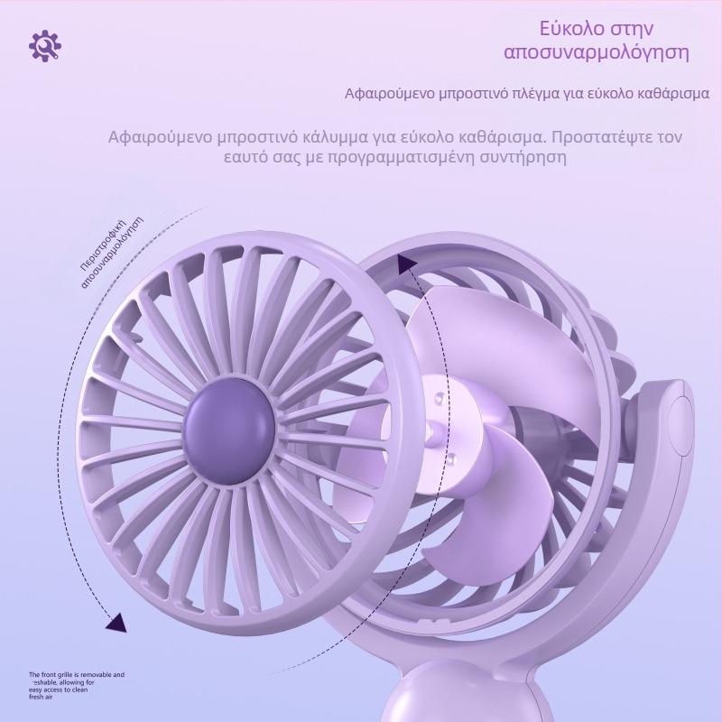 Νέος επαναφορτιζόμενος φορητός εξωτερικός ανεμιστήρας USB για επιτραπέζιο υπολογιστή, δώρο για φοιτητές, Amazon TEMU Factory Selection