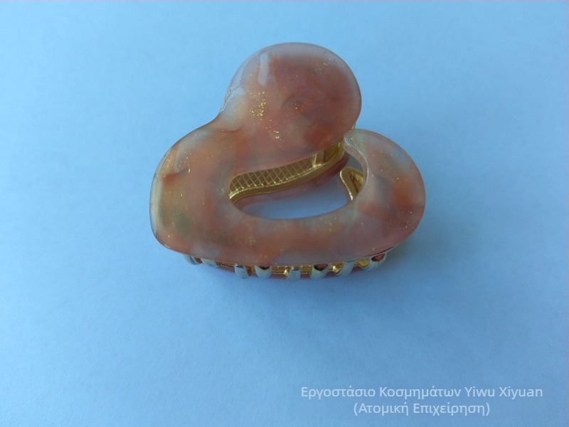 Νέο κλιπ μαλλιών με οξικό οξύ, ακανόνιστο μεταλλικό κλιπ μαλλιών με μισή λαβή, κλιπ μαλλιών Temperament, κλιπ μικρής λαβής, κλιπ μαλλιών με ουρά πεύκου, κλιπ καρχαρία