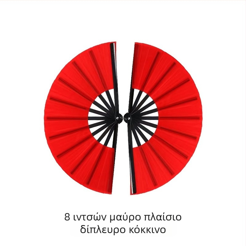 Άμεσες πωλήσεις εργοστασίων 8 ιντσών μαύρου οστού μονής όψης διπλής όψης ανεμιστήρας πολεμικών τεχνών διπλής όψης ανεμιστήρας χορού για παιδιά