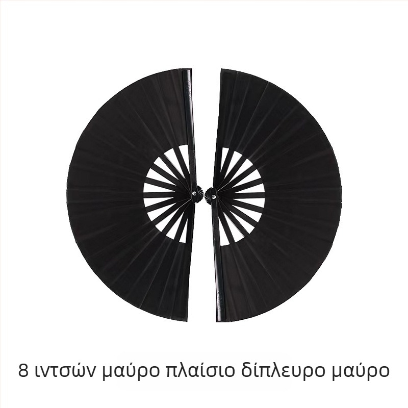 Άμεσες πωλήσεις εργοστασίων 8 ιντσών μαύρου οστού μονής όψης διπλής όψης ανεμιστήρας πολεμικών τεχνών διπλής όψης ανεμιστήρας χορού για παιδιά