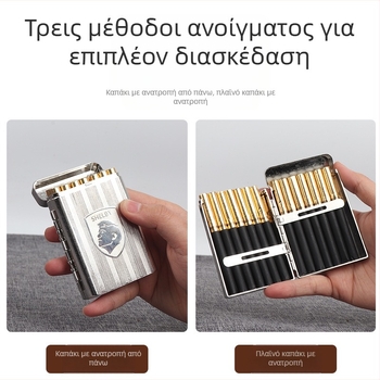 Νέα θήκη τσιγάρων Harland της MG, Bloody Cigarette Gangster με χοντρό μεταλλικό σκελετό 16 τεμαχίων, ανοιχτό εργοστάσιο πώλησης