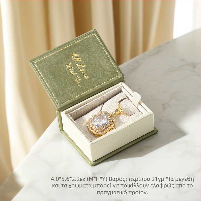 Flip Retro Ring Box Μαγνητικό Μικρό Κοσμηματοθήκη Δημιουργικό Βιβλίο Κρεμαστό Κουτί για Αυτιά Νυχιών Κουτί Συσκευασίας Κοσμημάτων Χαρτί Κουτί