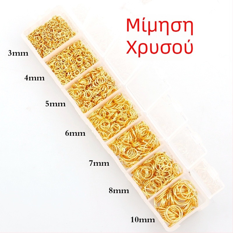 Αξεσουάρ κοσμημάτων DIY ηλεκτρολυτική επιμετάλλωση ανοιχτός δακτύλιος κλειστός δακτύλιος μονός δακτύλιος χειροποίητα σκουλαρίκια μπουτίκ σκουλαρίκια υλικά αξεσουάρ κοσμημάτων