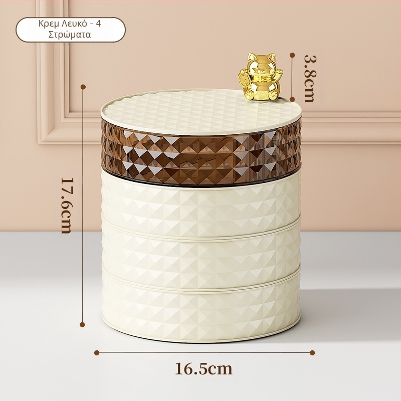 Οικιακό σαλόνι τραπεζάκι σαλονιού κουτί με καραμέλες ελαφρύ πολυτελές high-end δίσκος σνακ καραμελών αποθήκευση σνακ ξηρών καρπών κουτί με αποξηραμένα φρούτα