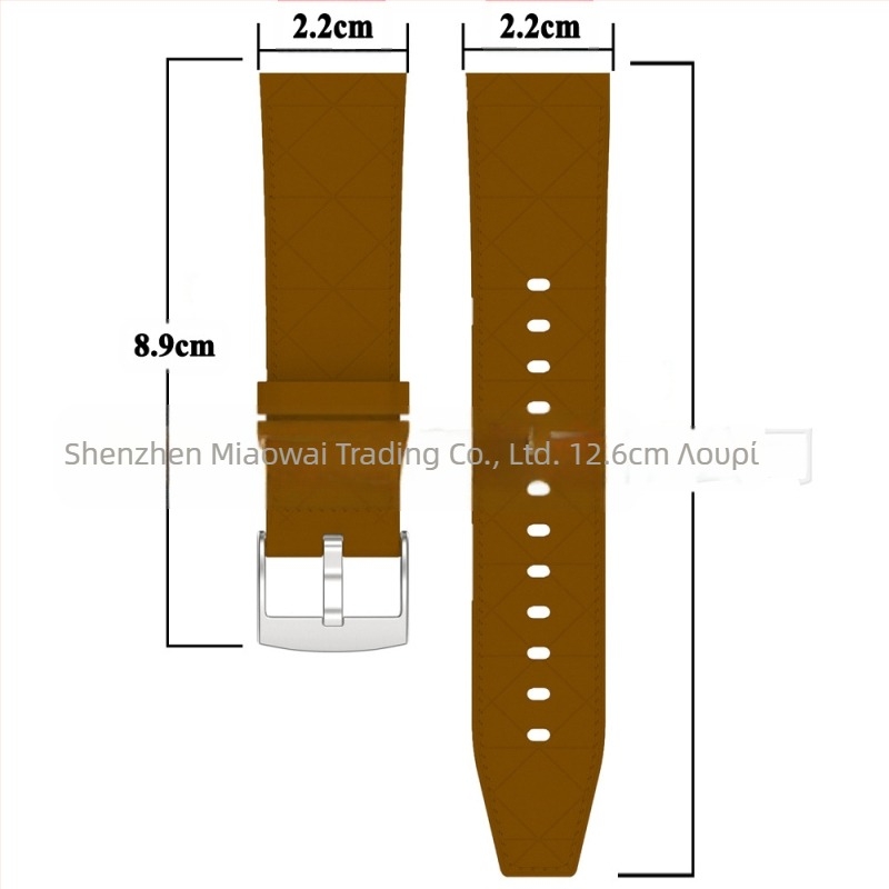 Για Huawei Watch GT5 Pro Δερμάτινο Λουράκι με Τετράγωνο Λουράκι GT5/4 Επίσημο Λουράκι Same GT 22/18mm