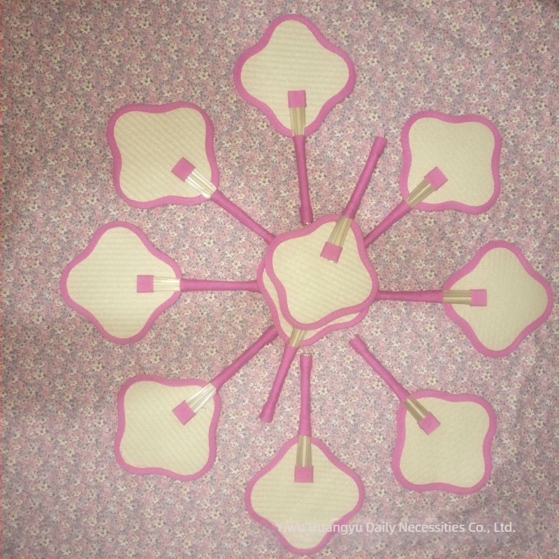 Βεντάλια ντοπαμίνης για κορίτσια, Μικρό κόκκινο βιβλίο με καρδιά, ίδιο στυλ καλοκαιρινής βεντάλιας με άχυρο, φορητή χειροκίνητη βεντάλια με μίσχο σιταριού, χαριτωμένη