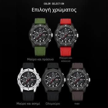 Ανδρικό ηλεκτρονικό ρολόι χαλαζία μόδας απλό ημερολόγιο σπορ πολυλειτουργικό αδιάβροχο εργοστασιακό εφοδιασμό 2024 νέο