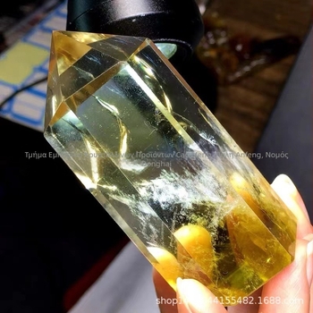 Topaz Raw Stone Γυαλισμένο και γυαλισμένο σπίτι διακοσμητικά πυλώνες