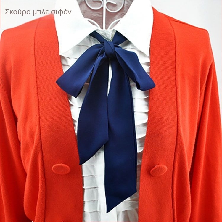 Γυναικεία Δαντέλα με Παπιγιόν, Νέο Κορεάτικο Στυλ, Στυλ Βρετανικής Ακαδημίας, Κυματιστό, Μονόχρωμο, Κορδέλα, Χειροποίητο, Φιόγκος, Μοντέρνο