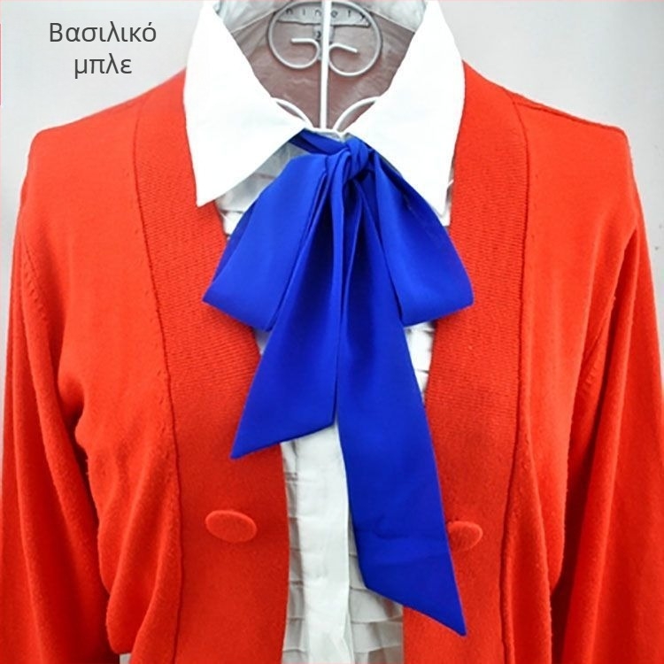 Γυναικεία Δαντέλα με Παπιγιόν, Νέο Κορεάτικο Στυλ, Στυλ Βρετανικής Ακαδημίας, Κυματιστό, Μονόχρωμο, Κορδέλα, Χειροποίητο, Φιόγκος, Μοντέρνο