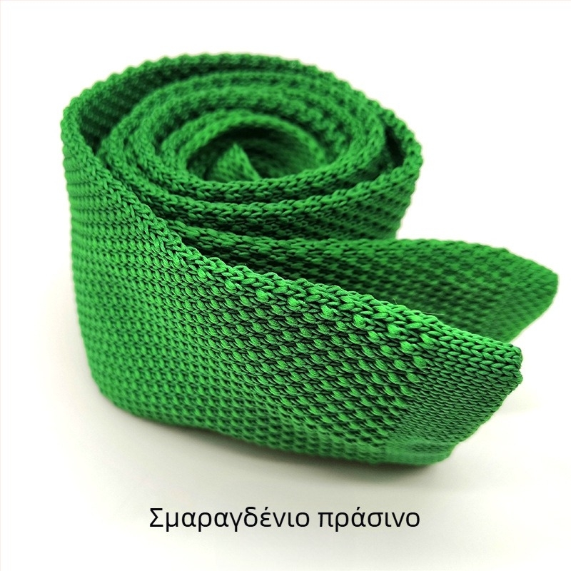 Πλεκτή γραβάτα Spot Supply για άνδρες, επίσημη επαγγελματική, ρετρό, μάλλινη γραβάτα, πλεκτή, επίπεδη, μονόχρωμη γραβάτα χονδρικής