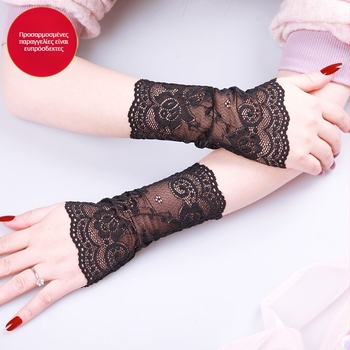 Χονδρική πώληση κατασκευαστών καλοκαιρινών ελαστικών δαντελένιων κοντών γαντιών, χονδρικής, για οδήγηση, λεπτών γυναικείων γαντιών, με προστασία από τον ήλιο