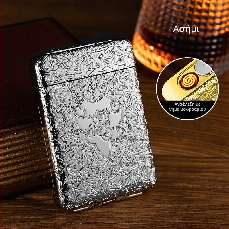 YF-852 Νέα vintage θήκη τσιγάρων τριών ανοιγμάτων Birmingham Bloodbath Gangster Shebir Ίδιο στυλ Μεταλλική χειροποίητη τριών ανοιγμάτων