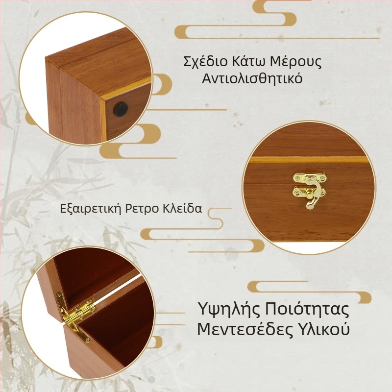 Ξύλινο κουτί Ασημένιο κουτί δώρου Κύπελλο Ξύλινο κουτί Spot Χονδρικό σετ τσαγιού Κουτί δώρου Θερμός φλιτζάνι τσάι Κύπελλο συσκευασίας κουτιού