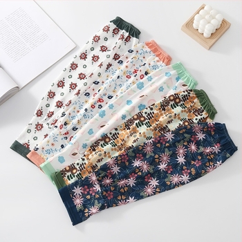 Νέα αντηλιακά μανίκια από μετάξι πάγου για εξωτερικούς χώρους, μανίκια πάγου μόδας, μανίκια βραχίονα με προστασία UV, γυναικεία αντηλιακά γάντια