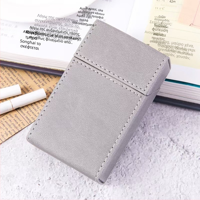 DIY Διασυνοριακές Εκρήξεις Εργοστάσιο Άμεσης Προμήθειας Μικρό Δώρο Κουτί Τσιγάρων από Δερμάτινο PU Ανδρικό και Γυναικείο Κουτί Αναδίπλωσης Δώρο για την Ημέρα του Πατέρα