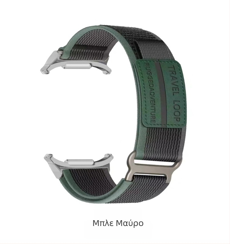 Κατάλληλο για Samsung Galaxy Watch7Ultra Διπλό λουράκι Wild Trail από νάιλον Velcro, αναπνεύσιμο λουράκι για αθλητικά είδη