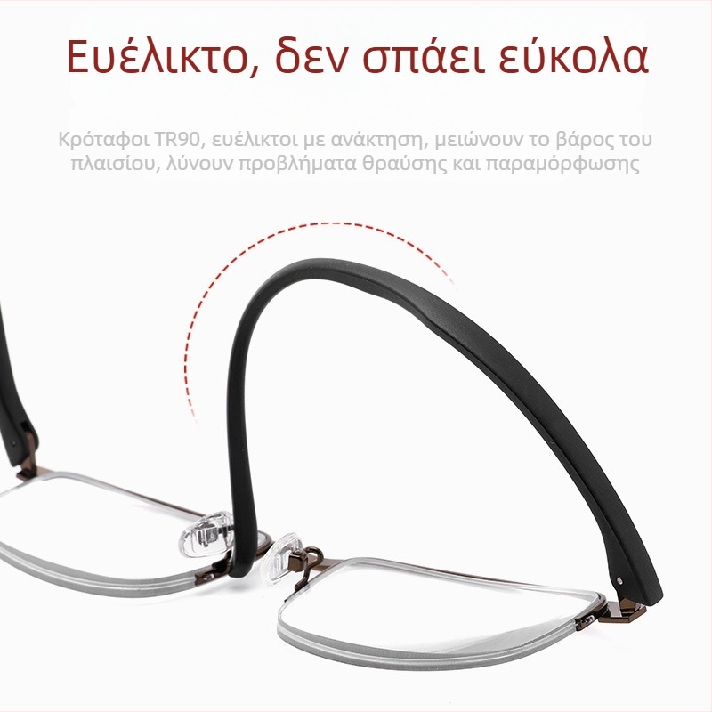 Νέα εσωτερικά προοδευτικά πολυεστιακά γυαλιά πρεσβυωπίας με έξυπνο ζουμ, αντι-μπλε φως, γυαλιά πρεσβυωπίας με μακριά και κοντά γυαλιά χονδρικής