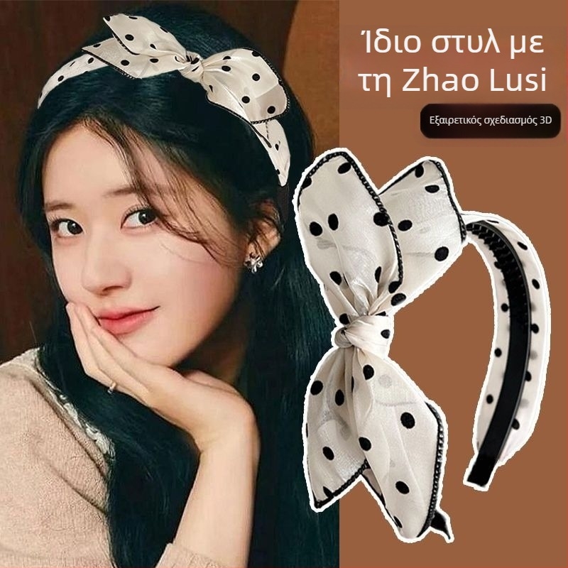 Κορδέλα μαλλιών με φιόγκο από εργοστάσιο Outlet, νέα κορδέλα μαλλιών για πλύσιμο, απλή ιδιοσυγκρασία, πιεσμένη δέσμη μαλλιών, φουρκέτα, σπασμένη φουρκέτα, καπέλο