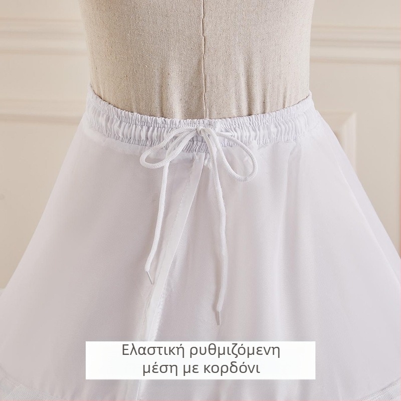 Φούστα νυφικού κάθε είδους κομψή αύξηση μέσης με σούπερ θόλο και κόκκαλο, χονδρική πώληση.