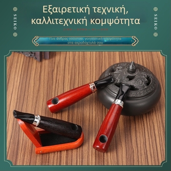 DHL New Creative 9mm Σωλήνας Καυσαερίων Aoko Ξύλινος Ελαφρύς Φορητός Φορητός Μικρός Σωλήνας από Μασίφ Ξύλο