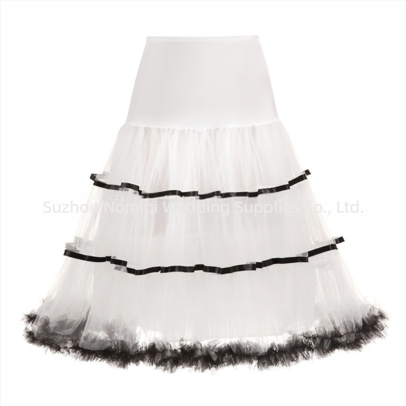 Νέο νυφικό Ballet Bustle Rock Ball χωρίς κόκαλα με φουστάνι Bustle και ψηλόμεση φούστα τούτου με δαντέλα