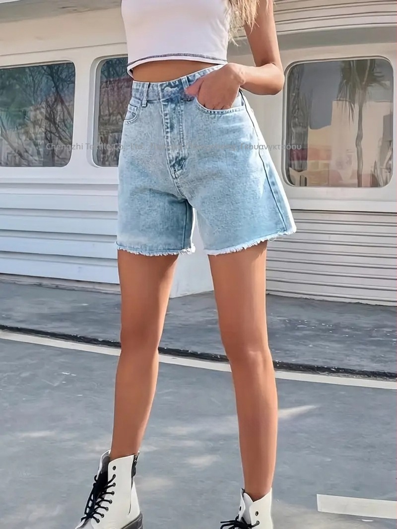 Σορτς Καλοκαιρινά Διασυνοριακά Εξωτερικό Εμπόριο Νέα Μοντέρνα Σορτς Τζιν για Καυτά Κορίτσια Γυναικεία Σορτς Τζιν Διασυνοριακά Amazon