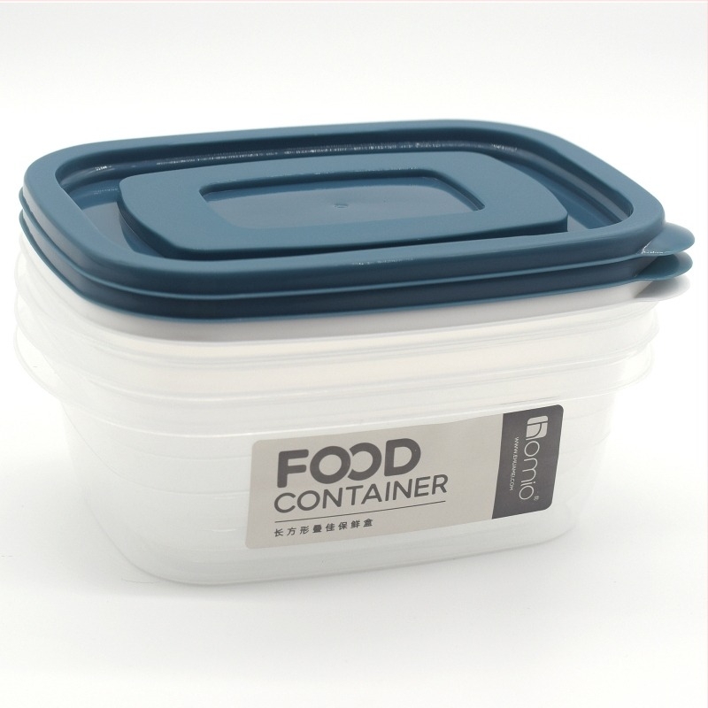 Amazon Hot Sale Preservation Box Εξοικονόμηση χώρου αποθήκευσης κουζίνας Πλαστικό κουτί συντήρησης επικάλυψης Πλαστικό κουτί συντήρησης φούρνου μικροκυμάτων