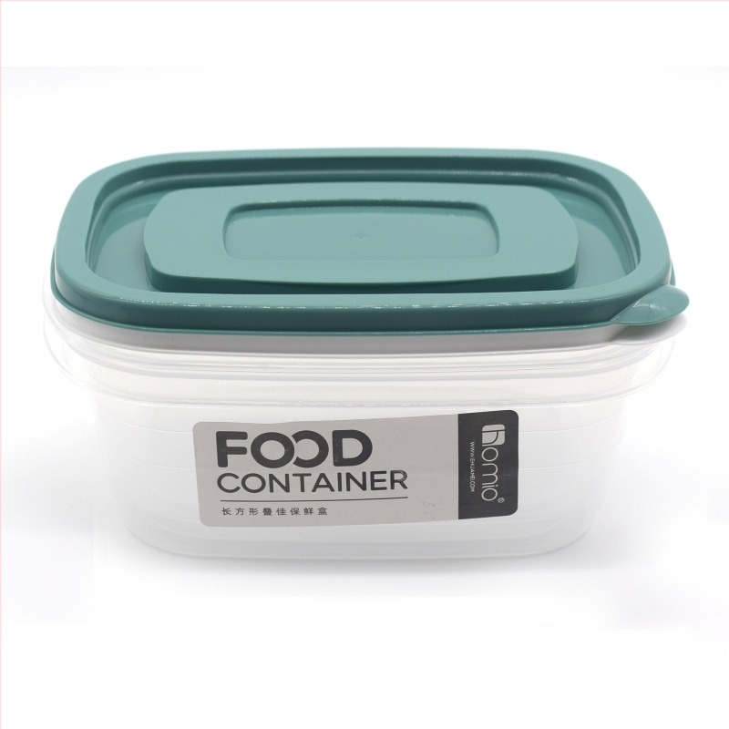 Amazon Hot Sale Preservation Box Εξοικονόμηση χώρου αποθήκευσης κουζίνας Πλαστικό κουτί συντήρησης επικάλυψης Πλαστικό κουτί συντήρησης φούρνου μικροκυμάτων