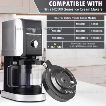 Ανταλλακτικό εξωτερικό κάλυμμα μπολ για παγωτομηχανή Ninja, κατάλληλο για Nc500/Nc501