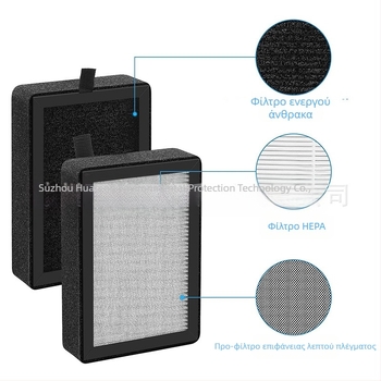 Κατάλληλο για φίλτρο καθαριστή αέρα οικιακής χρήσης Levoit Lv-H128, φίλτρο ενεργού άνθρακα, αξεσουάρ HEPA