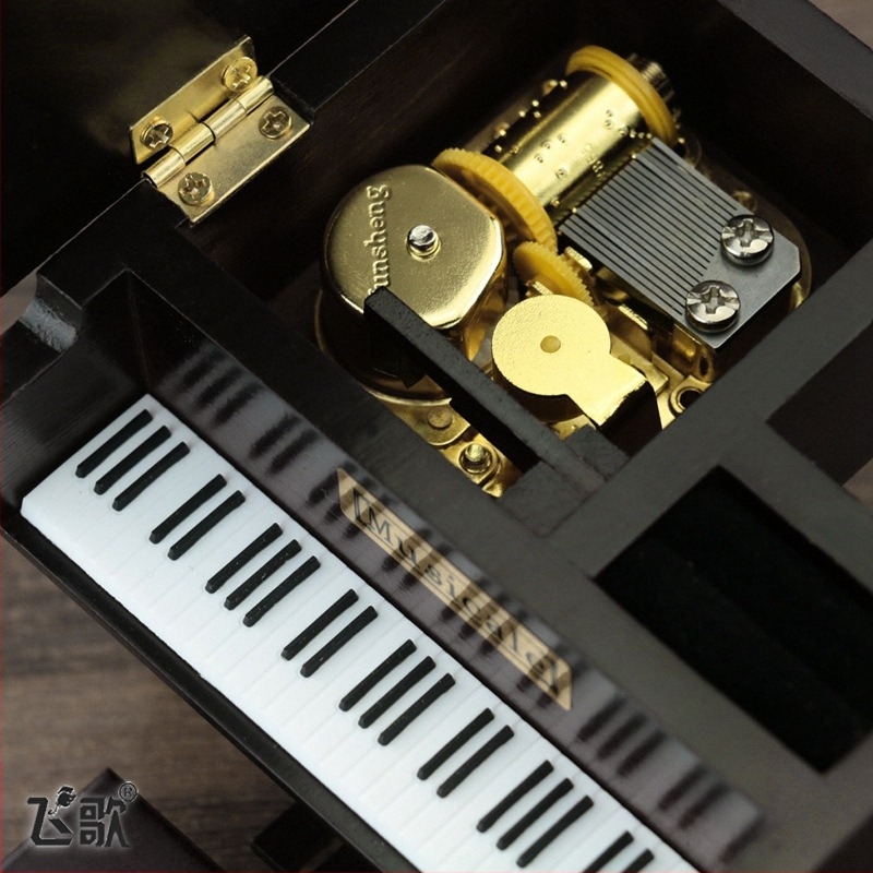 Μουσικό κουτί με πιάνο προσομοίωσης Feige ξύλινο πηνίο μουσικό κουτί δημιουργικά δώρα μικρά δώρα χονδρικής διασυνοριακά