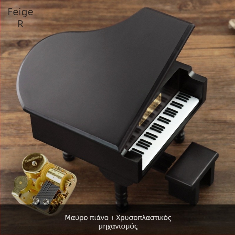Μουσικό κουτί με πιάνο προσομοίωσης Feige ξύλινο πηνίο μουσικό κουτί δημιουργικά δώρα μικρά δώρα χονδρικής διασυνοριακά