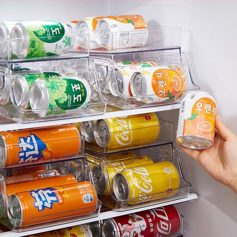 Διπλό Ρυθμιζόμενο Κουτί Αποθήκευσης Ποτών για Κατοικίδια, Ψυγείο, Συρόμενο, Τροφίμων, Πλαστικό, Πτυσσόμενο, Αποθήκευση, Διατηρώντας τη Φρέσκια Ποιότητα για Κατοικίδια