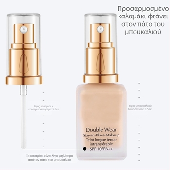 Κατάλληλο για την κεφαλή αντλίας υγρού μακιγιάζ Estee 30ml formal Lauder dw makeup foundation, ειδικό ακροφύσιο αντικατάστασης αντλίας κενού