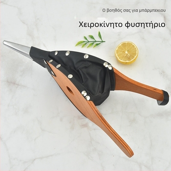 ♀ Ξύλινος χειροκίνητος φυσητήρας Χειροκίνητος φυσητήρας Εξωτερικά εργαλεία μπάρμπεκιου Φορητός φυσητήρας τζακιού μπάρμπεκιου