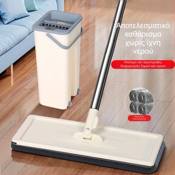 Αντικατάσταση πανιού σφουγγαρίστρας Scratch Mop, επίπεδη αυτοκόλλητη, σφουγγαρίστρα χωρίς χέρια με υφασμάτινη κεφαλή, σφουγγαρίστρα με ώθηση σκόνης, αξεσουάρ Lazy