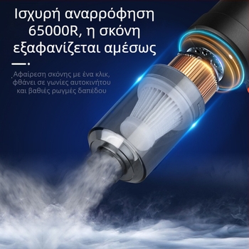 Νέα ασύρματη ηλεκτρική σκούπα για το σπίτι και το αυτοκίνητο, διπλής χρήσης, ελαφριά και βολική, ασύρματη σχεδίαση, μακράς διαρκείας αναρρόφηση και φύσημα, ηλεκτρική σκούπα διπλής χρήσης