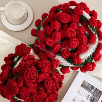 Κουβέρτα με μπουκέτο τριαντάφυλλων, Κουβέρτα για υπνάκο, Δώρο Αγίου Βαλεντίνου για την κοπέλα, Κουβέρτα με 99 λουλούδια, Κουβέρτα με τριαντάφυλλα