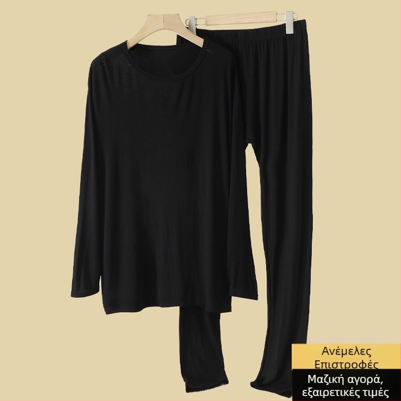 150 κιλά Μεσήλικες και Ηλικιωμένοι Μπαμπάς Plus Size Plus Size Ρούχα και Μακρύ Παντελόνι για Άνδρες με Χοντρό Φόρεμα, Άνετο και Ζεστό Κοστούμι